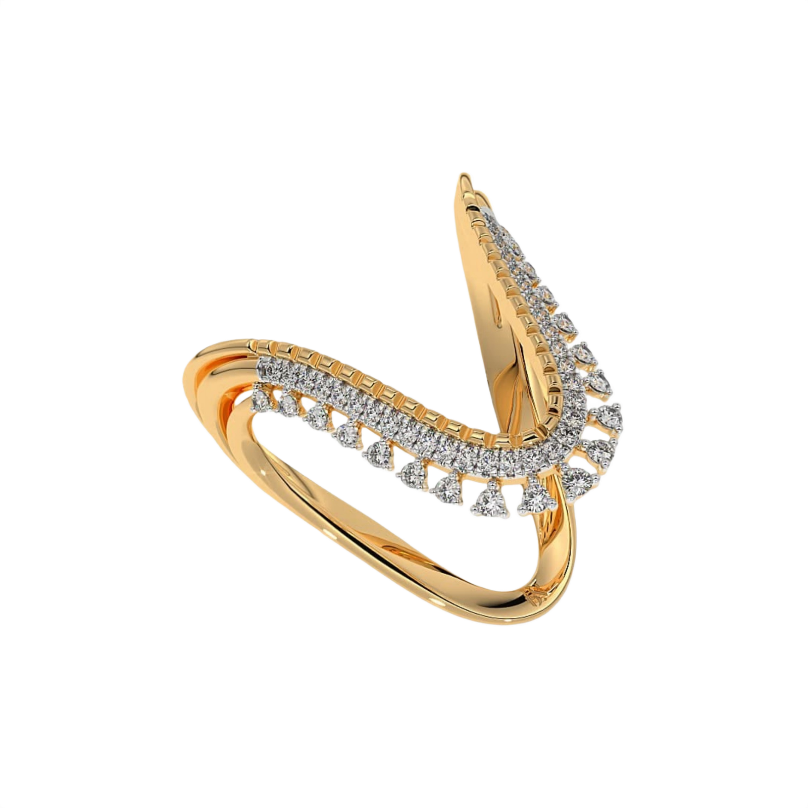 Jacqueline’s Royal Drip Contour Ring