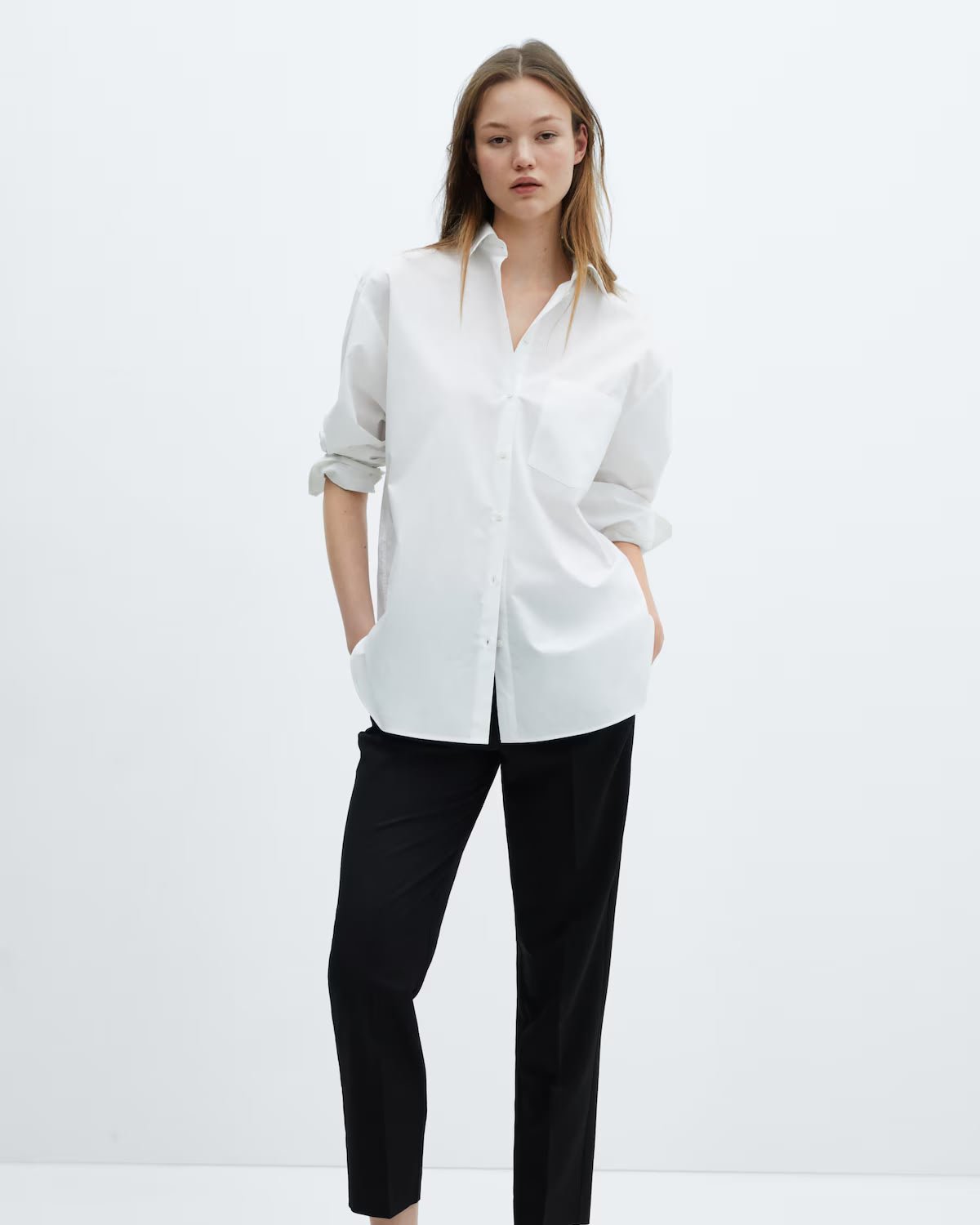 Pocket oversize shirt
