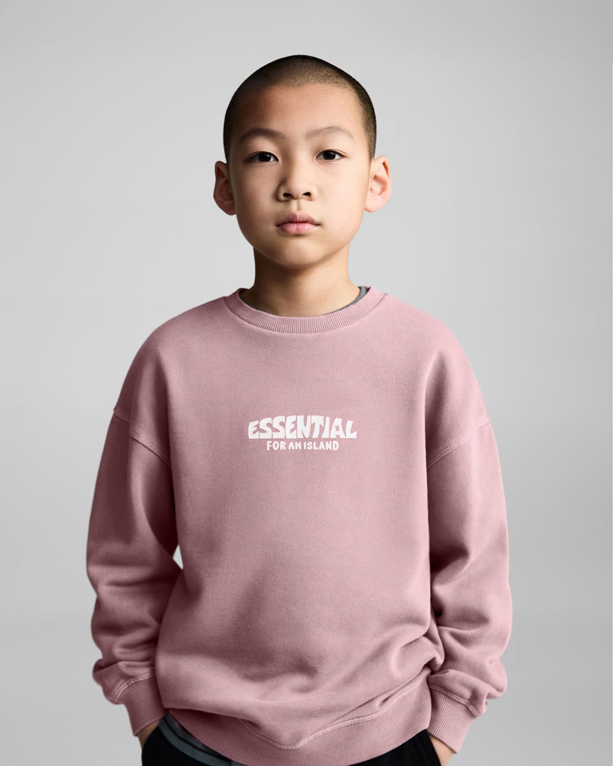 Message cotton sweatshirt